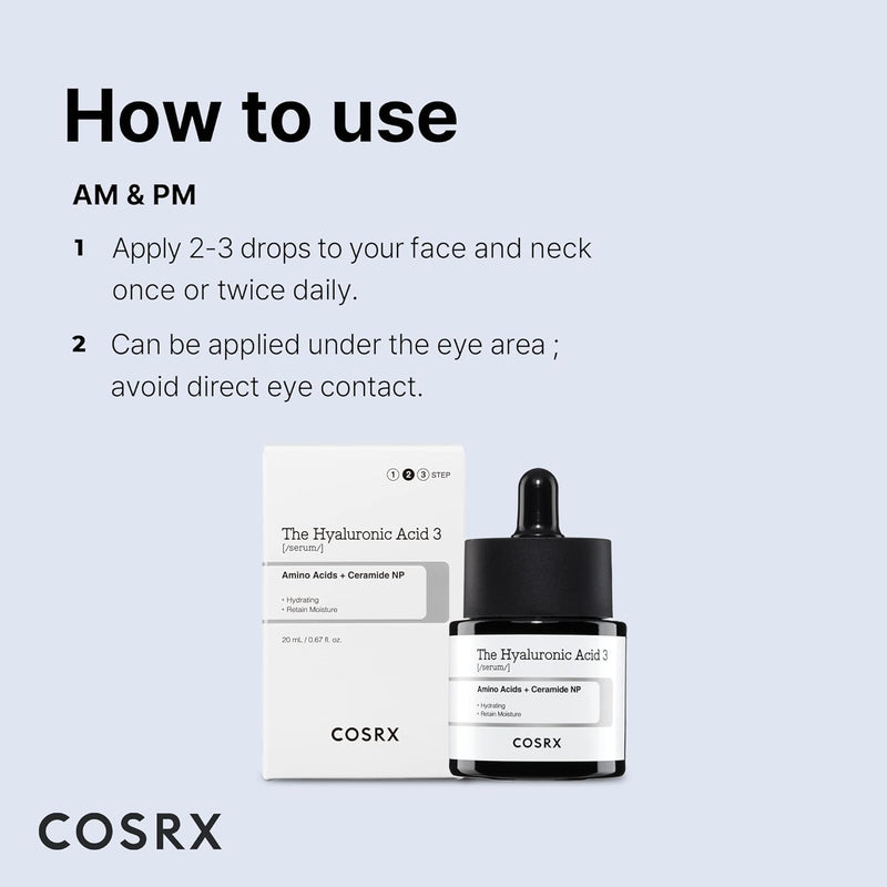 COSRX Pure Sodium Hyaluronic Acid 3% Serum