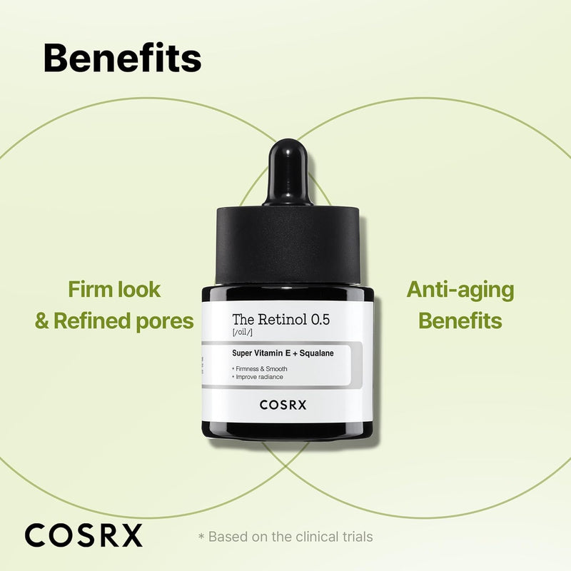 COSRX Retinol 0.5 Oil, Anti-aging Serum with 0.5%