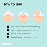 COSRX Acne Pimple Patch Absorbing Hydrocolloid ( 24 ) Pcs