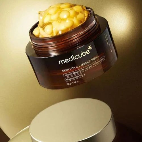 Medicube Deep Vita C Golden Capsule Face Moisturizer Cream 55g