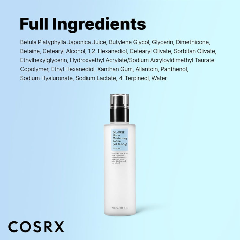 COSRX Oil Free Lotion with Birch Sap