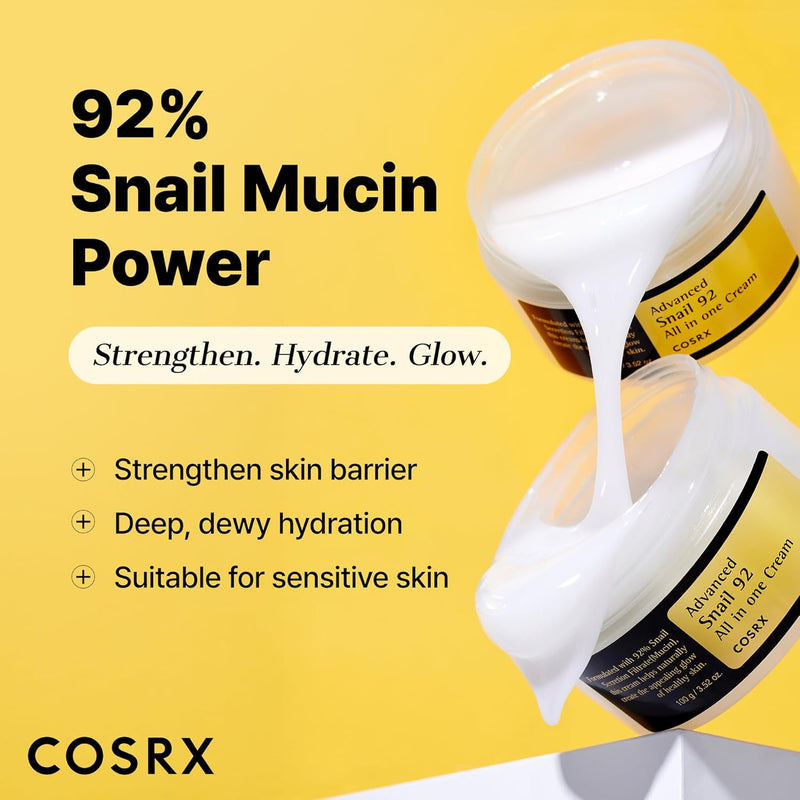 COSRX Snail Mucin 92% Face Moisturizer