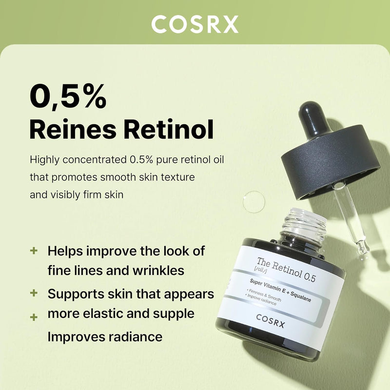 COSRX Retinol 0.5 Oil, Anti-aging Serum with 0.5%