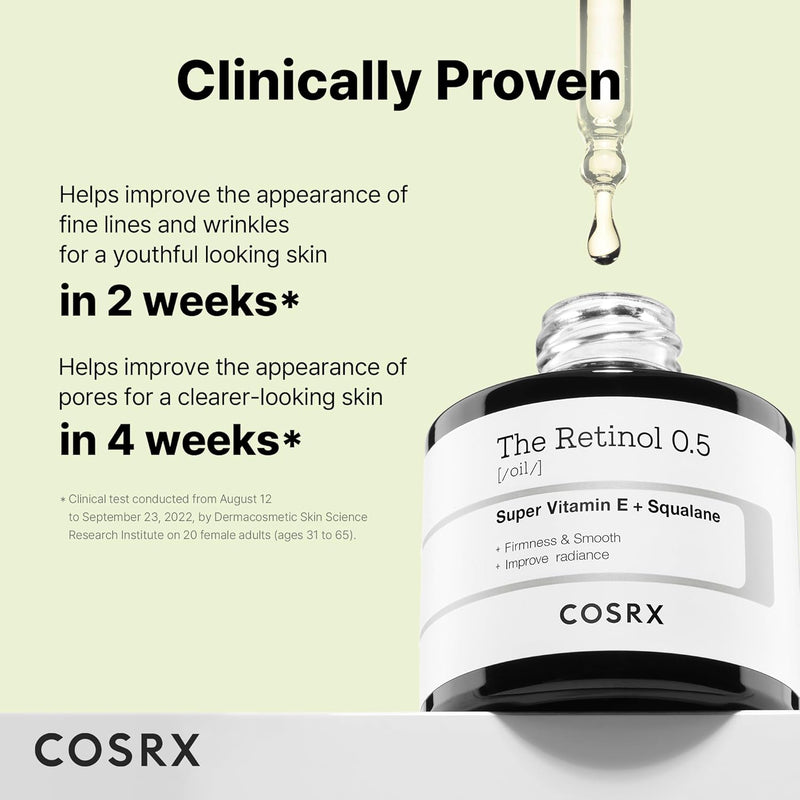 COSRX Retinol 0.5 Oil, Anti-aging Serum with 0.5%