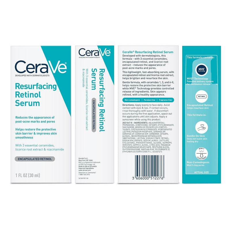 CeraVe Resurfacing Retinol Serum